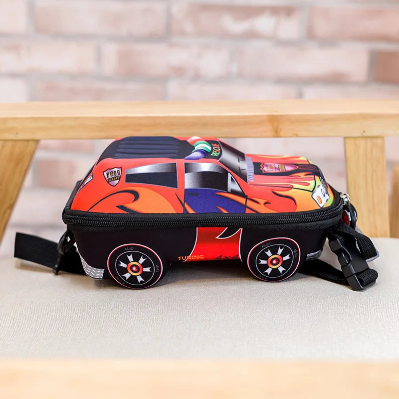 3D Car Children School Bags for Boys Lovely Toddler Children's Backpack