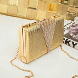 Beaded Evening Clutch Bag with Chain for Wedding