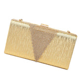 Beaded Evening Clutch Bag with Chain for Wedding