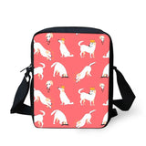 Labrador Retriever Kids Shoulder Messenger Bag Crossbody School Supplies