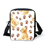 Labrador Retriever Kids Shoulder Messenger Bag Crossbody School Supplies