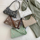 Small Flower Handbags Lace Embroidery Shoulder Bag