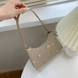 Small Flower Handbags Lace Embroidery Shoulder Bag