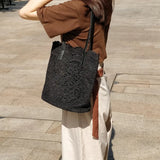Embroidery Shoulder Bag Large Capacity Tote Fairy Mori-girl