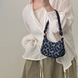 Vintage Floral Underarm Tote Shoulder Bag