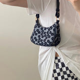 Vintage Floral Underarm Tote Shoulder Bag