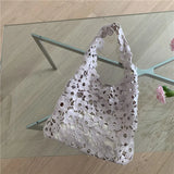 Lace Hook Flower Craft Handbag All-match Soft Temperament