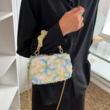 Lace Girls Cross Body Shoulder Box Bag Pu Chain Wedding