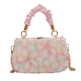 Lace Girls Cross Body Shoulder Box Bag Pu Chain Wedding