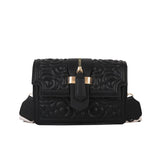 Casual Messenger Bag Wide Shoulder Strap Solid High Bag