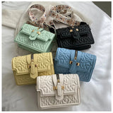 Casual Messenger Bag Wide Shoulder Strap Solid High Bag
