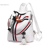 Ladies Large Capacity Backpack Bag Fashion School Shoulder Bag