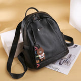 Ladies Anti-Theft Travel Backpack Large Capacity Handbag Retro Style Storage Bag