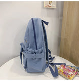Japanese Bowknot Women's Backpack College Style Student Schoolbag