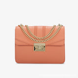 Solid Chain Small Square Bag for Women Shoulder Messenger Bag