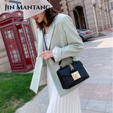 Crocodile Leather Should Messenger Bag Handbag