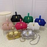 Soft Leather Crossbody Clutch Casual Dumpling Bag Women's Handbags