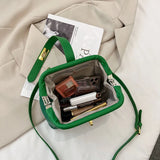 Soft Leather Crossbody Clutch Casual Dumpling Bag Women's Handbags