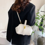Soft Leather Crossbody Clutch Casual Dumpling Bag Women's Handbags