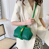 Soft Leather Crossbody Clutch Casual Dumpling Bag Women's Handbags