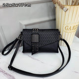 All-match Shoulder Bag Handbag Rivet Small Square Bag Women's Bag