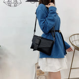 All-match Shoulder Bag Handbag Rivet Small Square Bag Women's Bag