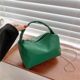 Lychee Pattern Women Shoulder Bag Small Square Mobile Phone Bag