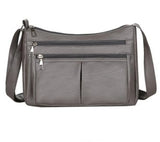Soft Leather Multi-layer Crossbody Bag for Women