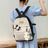 Waterproof Nylon Backpack for Girls - Stylish and Durable