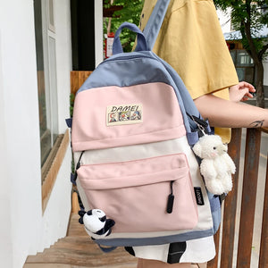 Waterproof Nylon Backpack for Girls - Stylish and Durable