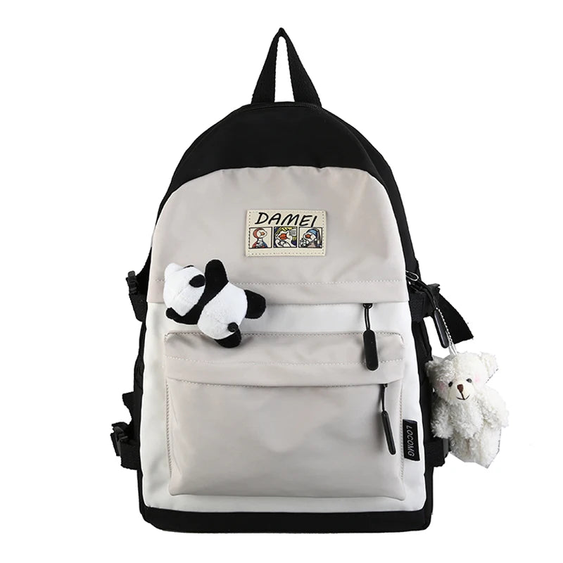 Waterproof Nylon Backpack for Girls - Stylish and Durable