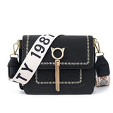 Women's Broadband Shoulder Small Square Bags Cat Tassel Messenger Bag
