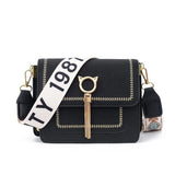 Women's Broadband Shoulder Small Square Bags Cat Tassel Messenger Bag