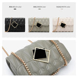 PU Shoulder Messenger Bags Chain Lock Handbags Ladies Bags