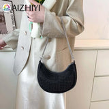 Small PU Leather Shoulder Bags for Women Zipper Handbag Female Travel