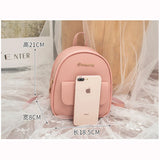 Women Mini Backpack Shoulder Bag Small Mochilas Multi-Function Phone Pouch