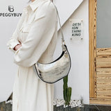 Stone Pattern Print Mini Handbag PU Leather Shoulder Top-Handle Bag