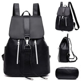 Waterproof Ladies Backpack PU Leather Shoulder Bag