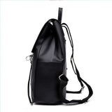 Waterproof Ladies Backpack PU Leather Shoulder Bag