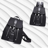 Waterproof Ladies Backpack PU Leather Shoulder Bag