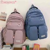 Waterproof Nylon Bookbag for Teenage Girls Boys