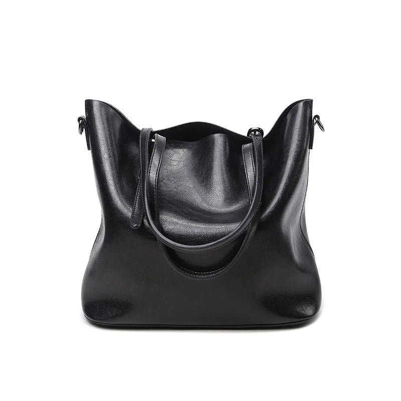 Women's Leather Handbags Spring Casual Tote Bag Big Shoulder Bag
