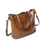Women's Leather Handbags Spring Casual Tote Bag Big Shoulder Bag