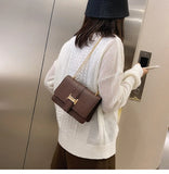 Stylish Brown Canvas Shoulder Bag for Women