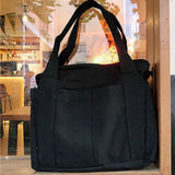 Women Literature Art Canvas Shoulder Bag Retro Handbag Tote Bag