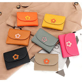 Ladies Card Holder Small Hasp Money Bag Clutch High Flower Women's Wallet