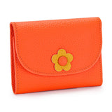 Women's Flower Wallet Small Money Bag Clutch Coin Purse Short Card Holder