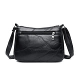 Soft Sheepskin Leather Shoulder Bag Tassel Female Handbag