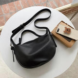 Women's Large Capacity Dumpling Bag Soft Leather Handbag