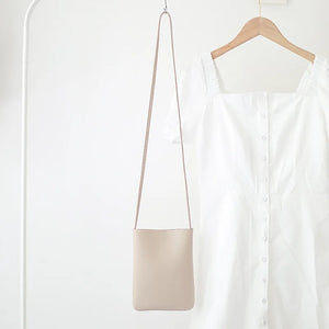 Women's Casual Phone Pouch Crossbody Shoulder Bag PU Leather